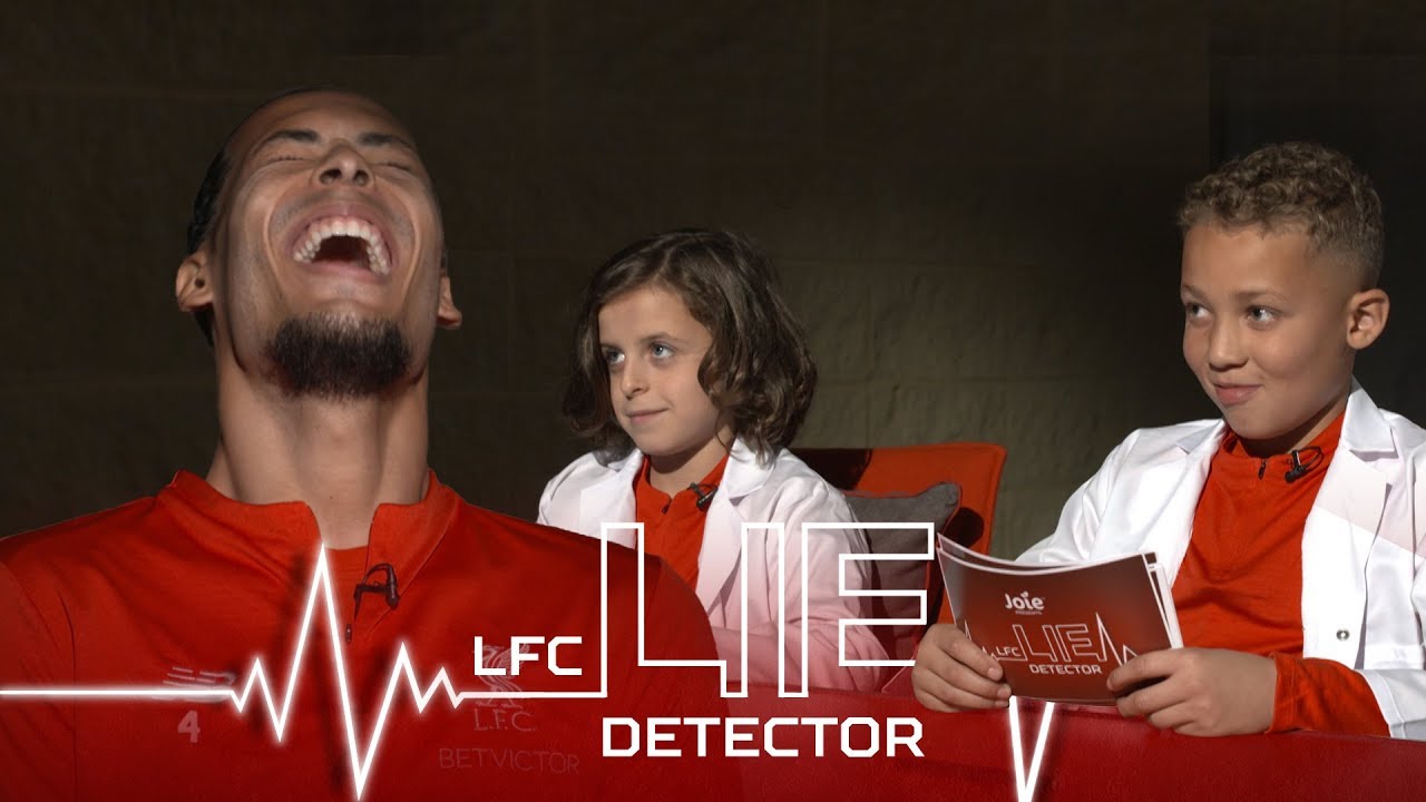 Van Dijk takes Lie Detector Test | 'Ever picked your nose and eaten it?' | Kop Kids